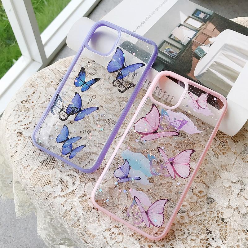 Butterfly Glitter Case-xinru