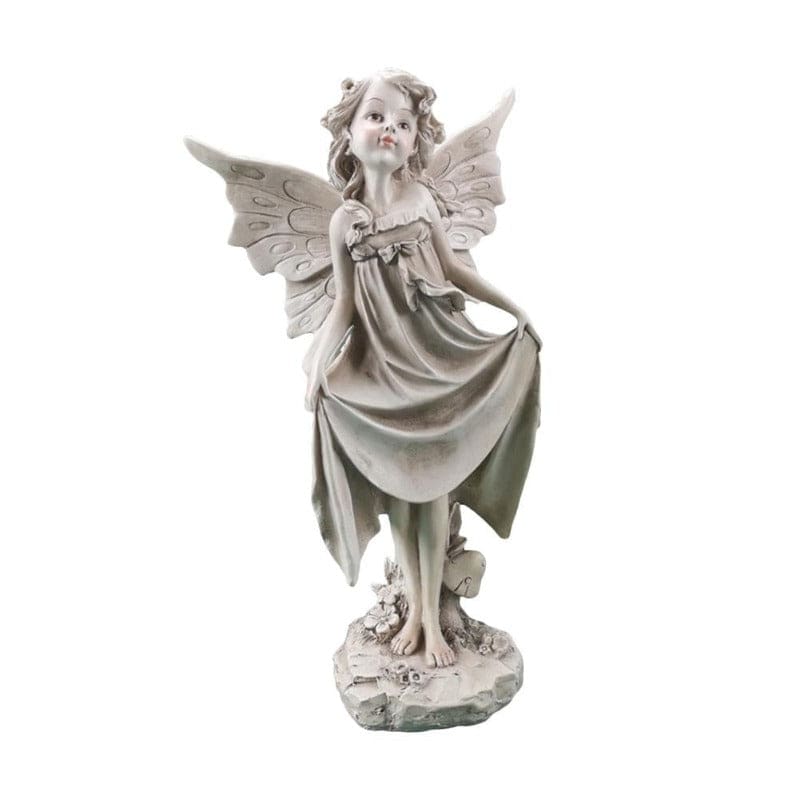 Flower Fairy Angel Statue Garden Ornament-xinru