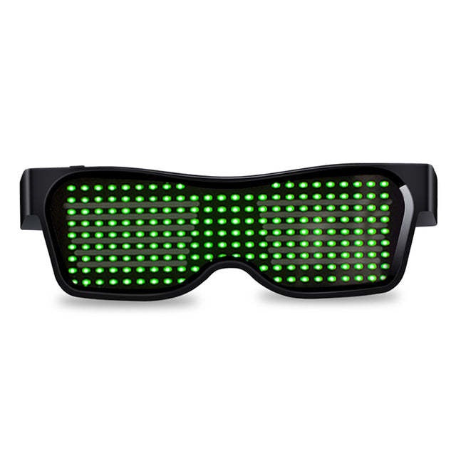 LED Glasses Customizable BT Colorful Light Glow Glasses Music Festival-xinru