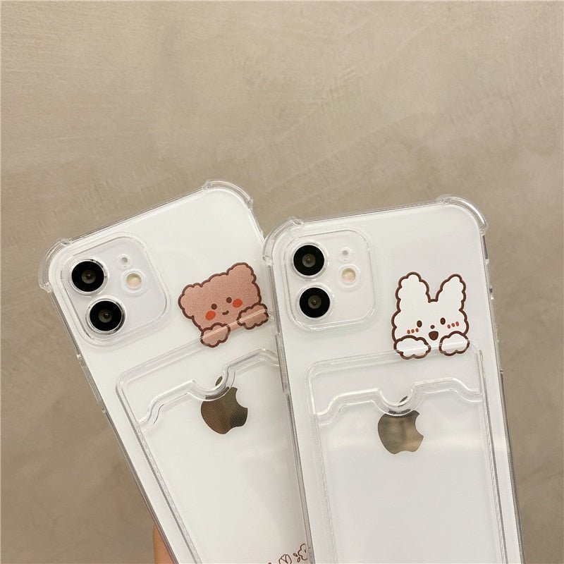 Clear Cartoon Card Case-xinru