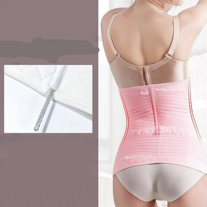 Postpartum Belly Band Back Support Recovery Belt Wraps Beige-xinru