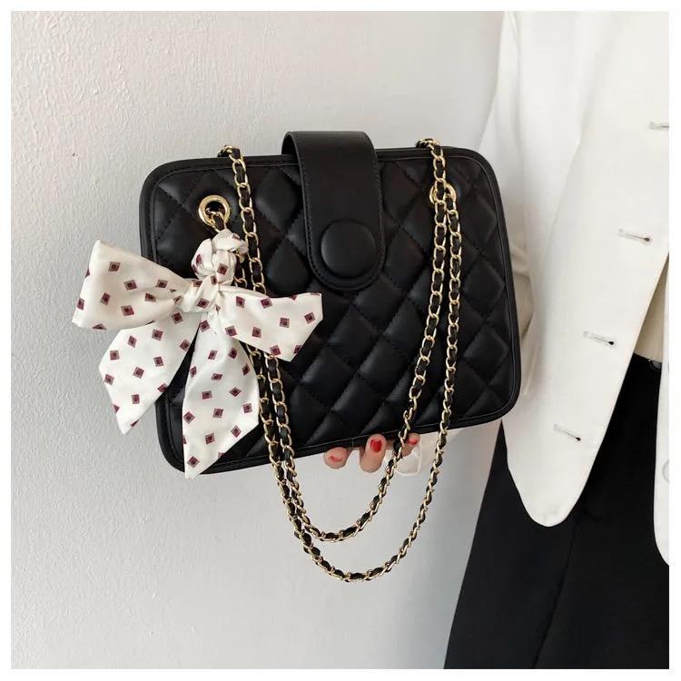 ボウチェーンショルダーバッグ-xinru shop