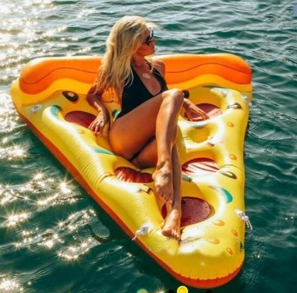 Giant Inflatable Pizza Slice Float Raft-xinru