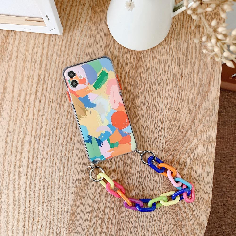 Abstract Art Chain Case-xinru