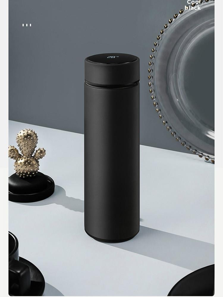 Intelligent Insulated Thermos Bottle with Temperature Display-xinru