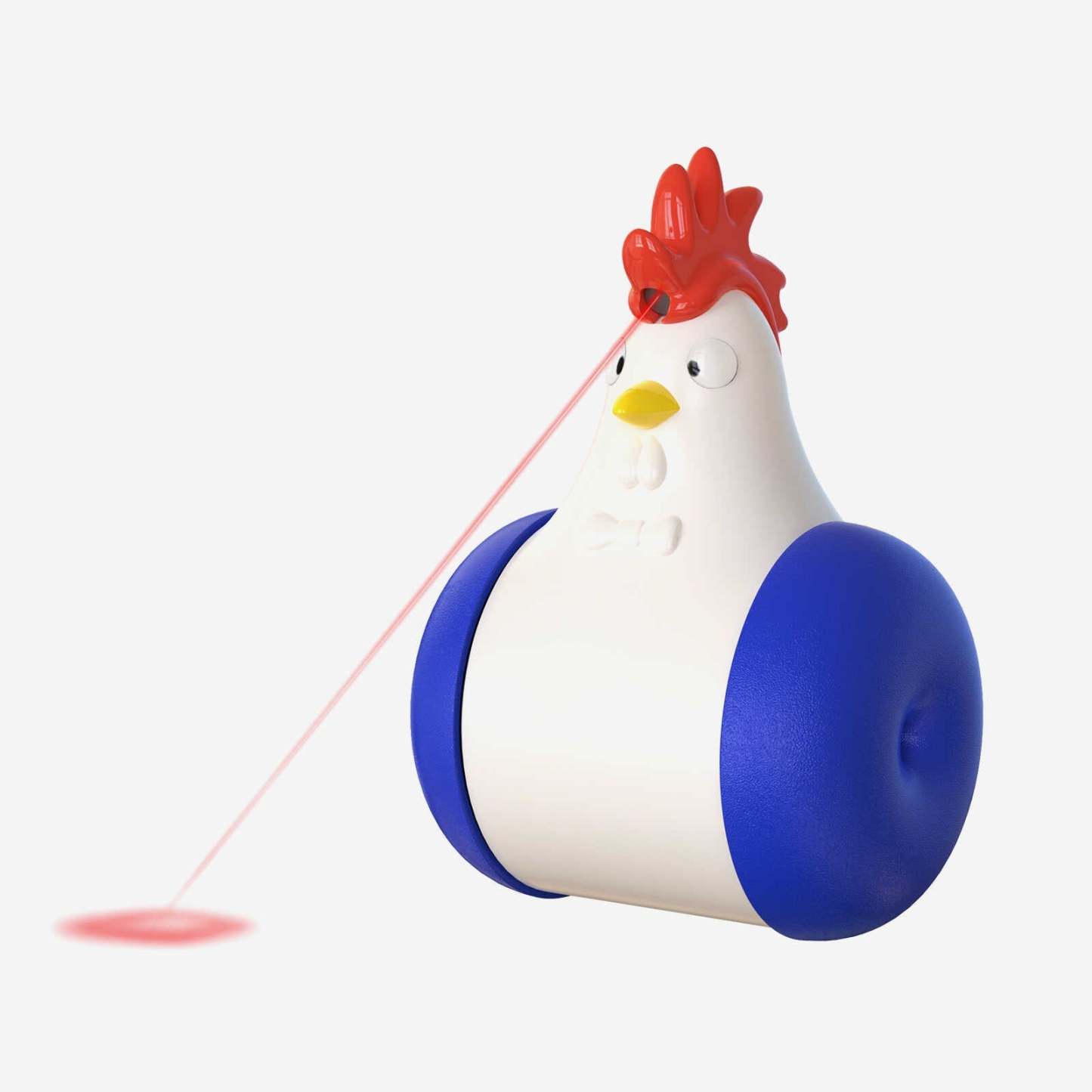 Interactive Chicken Tumbler Laser Cat Toys USB Charging-xinru