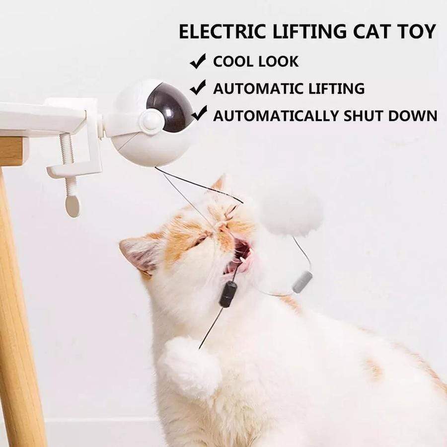 Cat Teaser Toy Electronic Lifting Ball Motion Activated Interactive Cat Toys-xinru