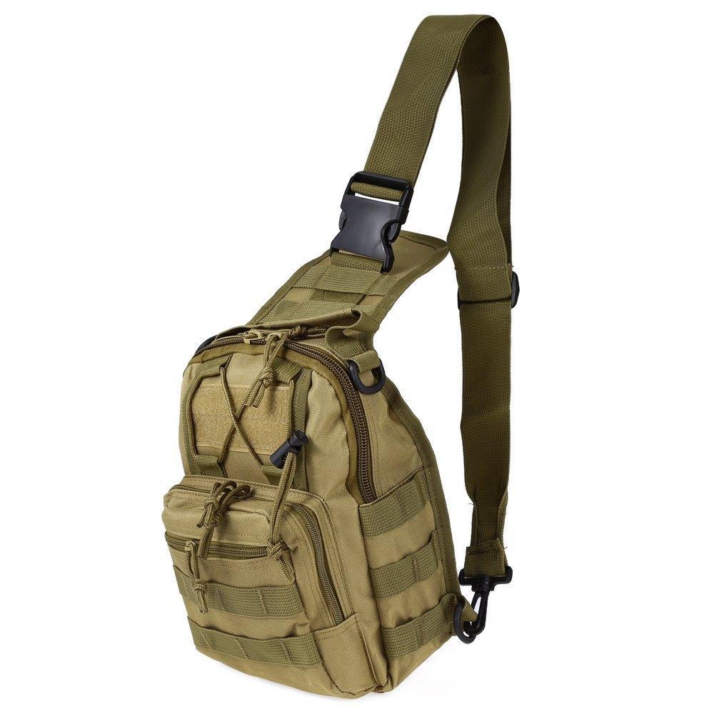 Military Survival Shoulder Tactical Sling Backpack-xinru