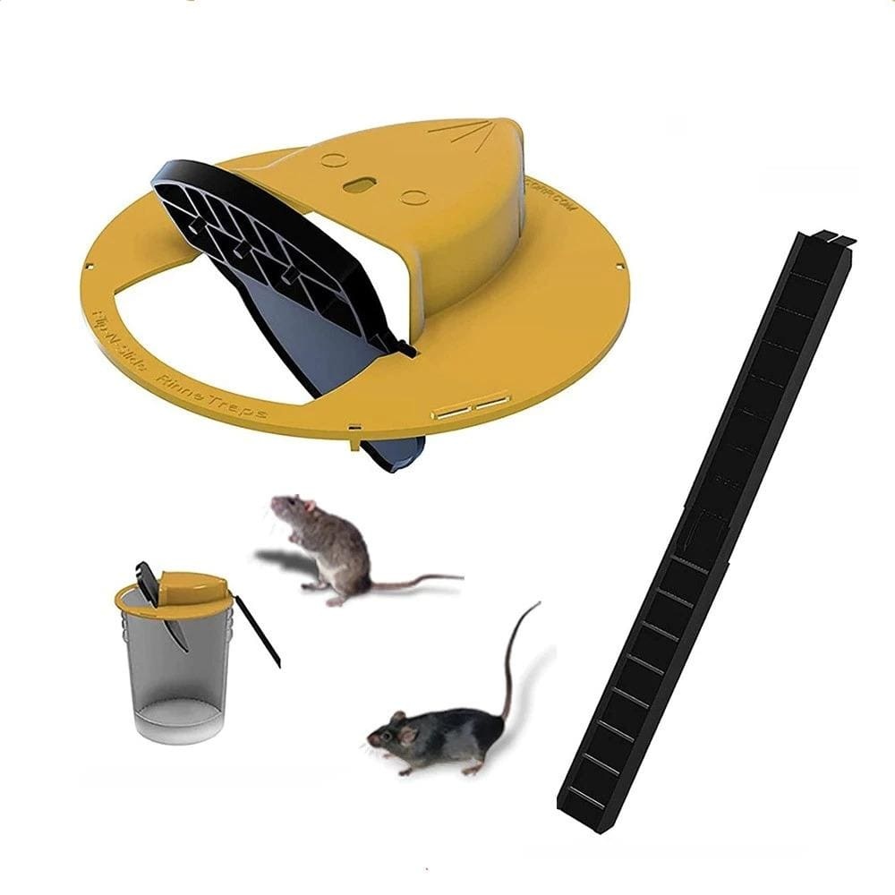 The Smart Flip and Slide Bucket Lid Mouse Rat Trap-xinru