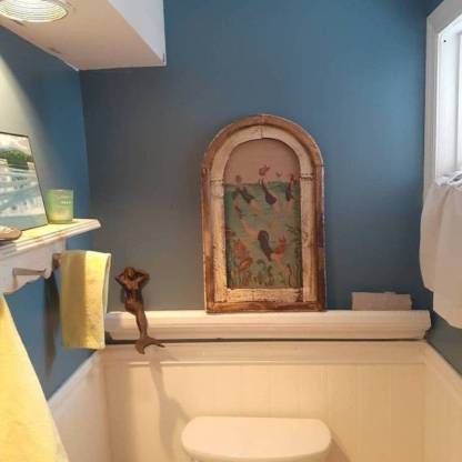 Sadech Swimming Wall Art Bathroom Decor-xinru shop