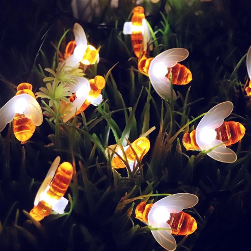 Solar Butterfly Fairy Tale Light String Waterproof Outdoor Garden Decorative Light-xinru