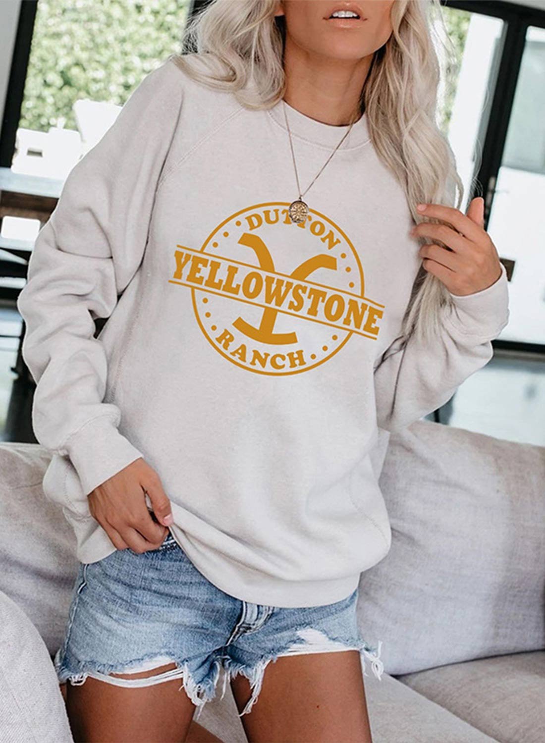 Women's Yellowstone Dutton Ranch TV Shows Sweatshirts-xinru shop
