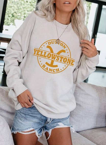 Women's Yellowstone Dutton Ranch TV Shows Sweatshirts-xinru shop