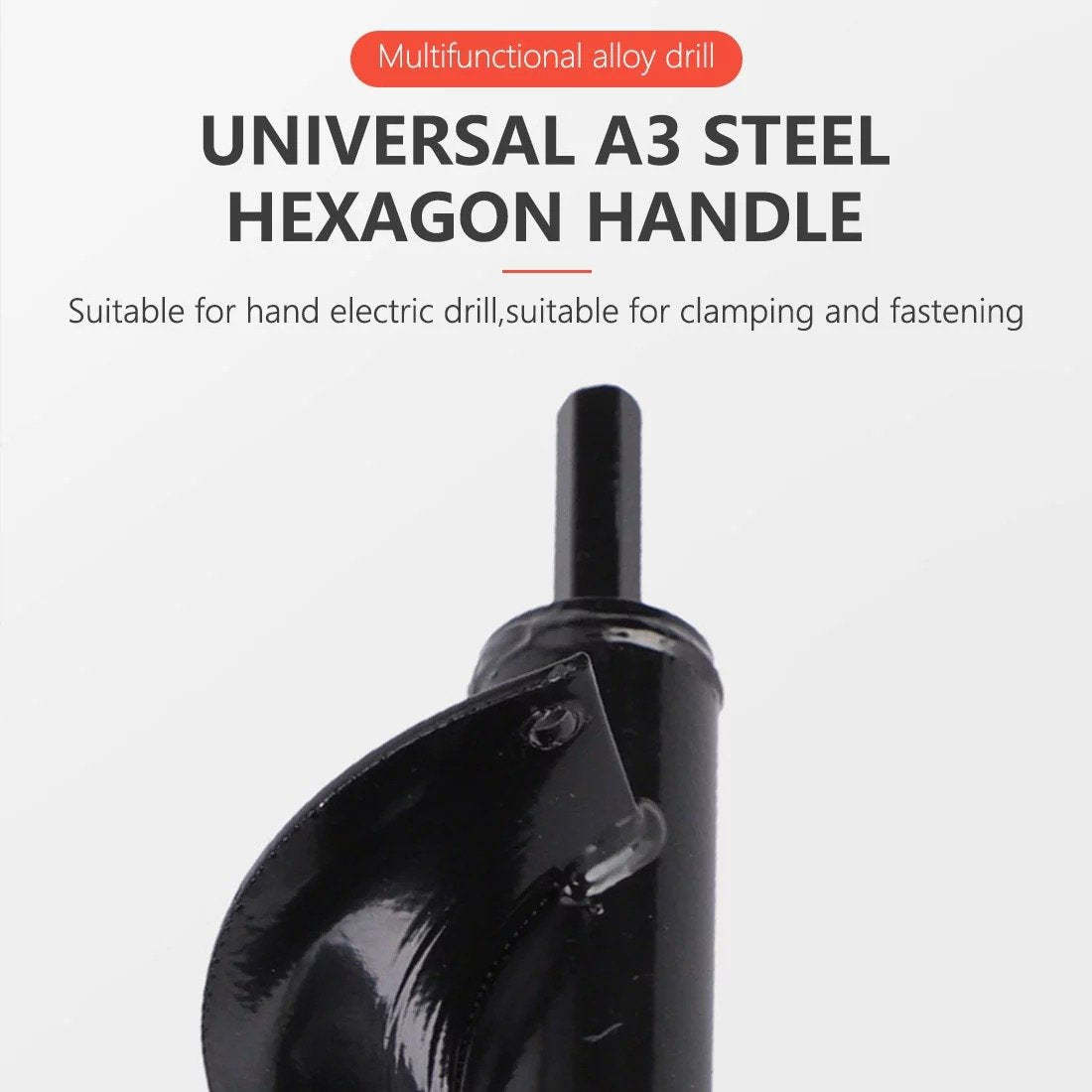 Post Hole Auger Drill Bit For Garden Planting-xinru