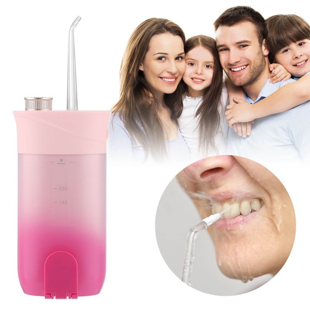 Teeth Whitening Mini Ultrasonic Smart Oral Irrigator Flosser-xinru