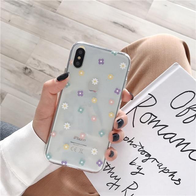 Floral Love Transparent Case-xinru