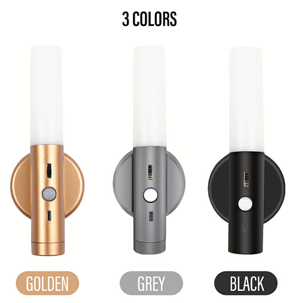 Led Magnetic Auto Motion Sensor Light Portable No Plug Lamp-xinru