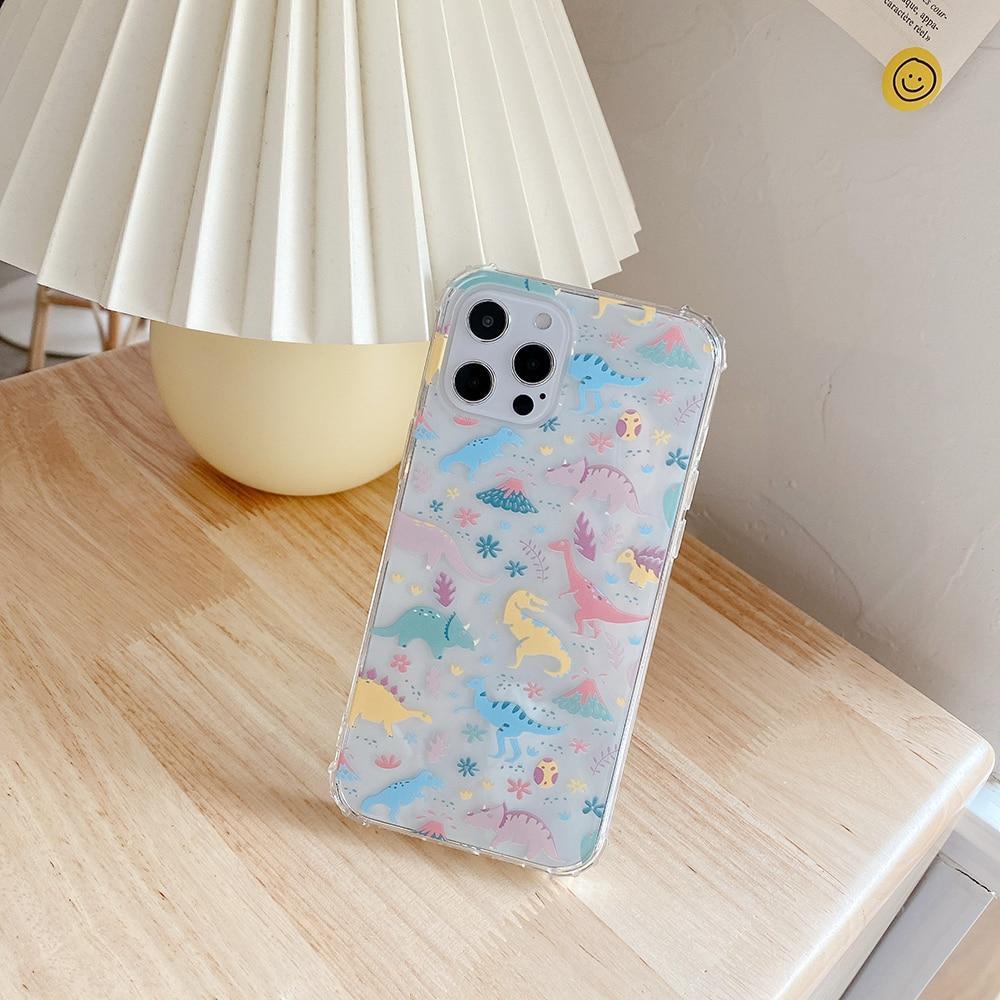 Clear Dinosaur Case-xinru