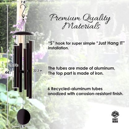 Wind Chimes for Outside Deep Tone-xinru shop