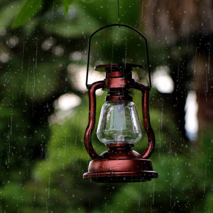 Vintage Wall Light Solar Power Rechargeable Yellow LED Light-xinru