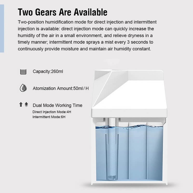 Milk Carton Mini Spray Desktop Air Humidifier-xinru