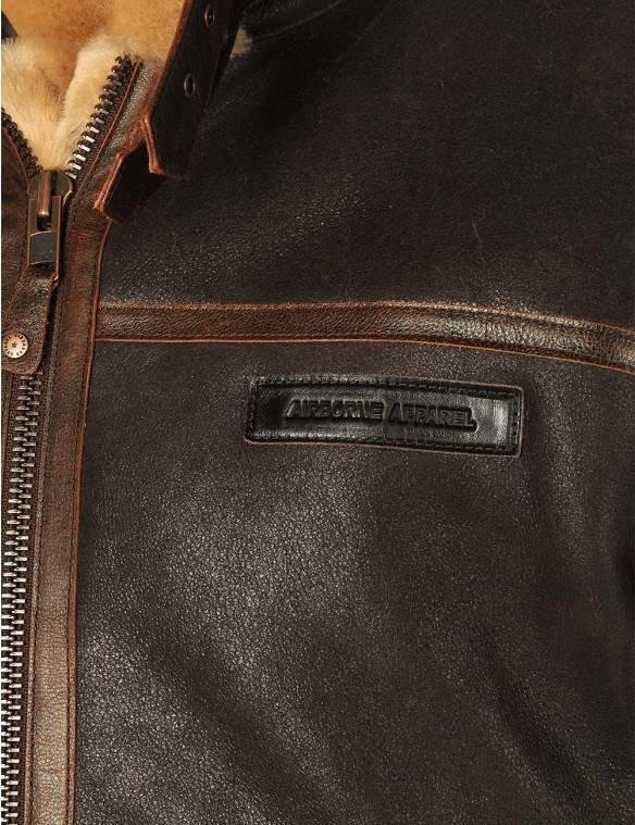 Aviator Bomber Jacket B3 Sheepskin Bomber Jacket-xinru shop