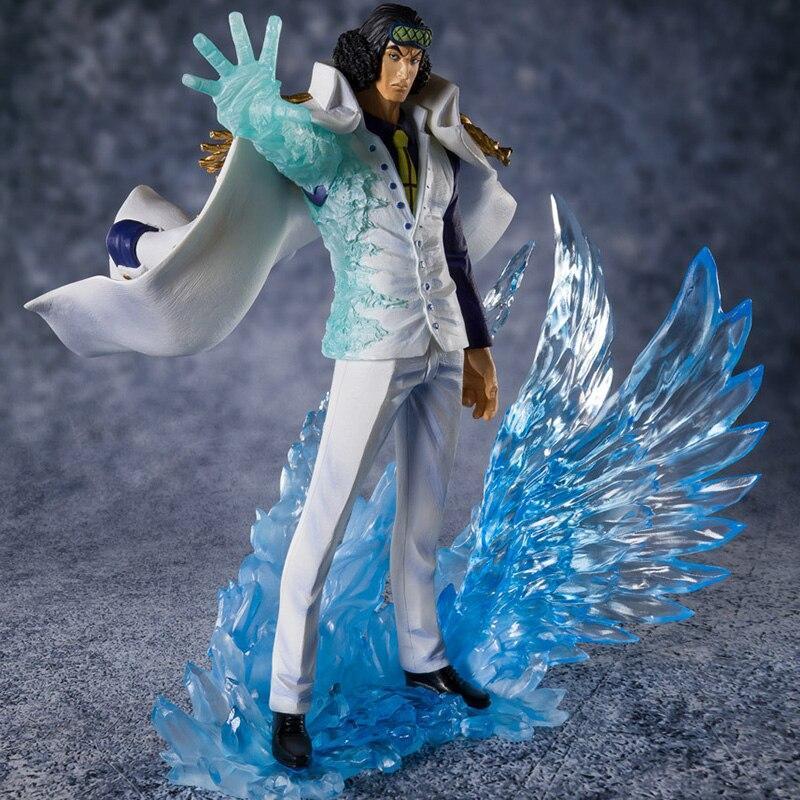 Anime One Piece Kuzan Aokiji  PVC Action Figure Collection Model Toy Doll Gifts-xinru