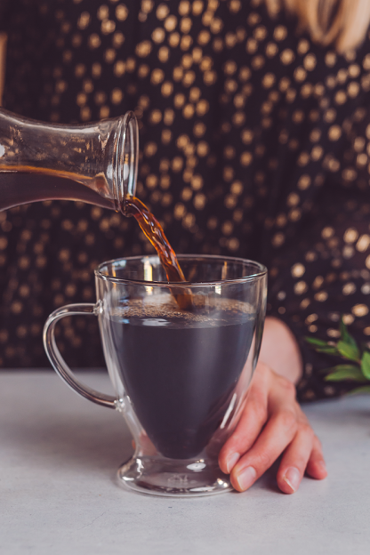 Transparent Double Layer Insulated Glass Coffee Cup-xinru