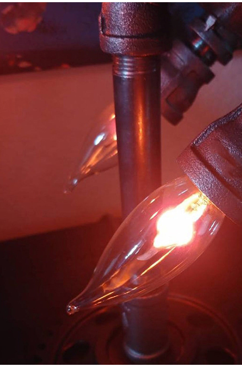 Steampunk Style Table Lamps Rocket Ship Retro Light Bedside Decoration Ornaments-xinru