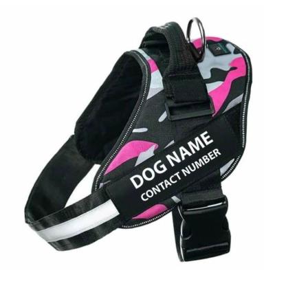 No Pull Custom Name Tag Dog Harness-xinru