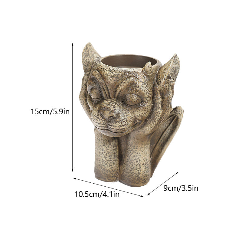 3 Styles Funny Resin Garden Plant Pot-xinru