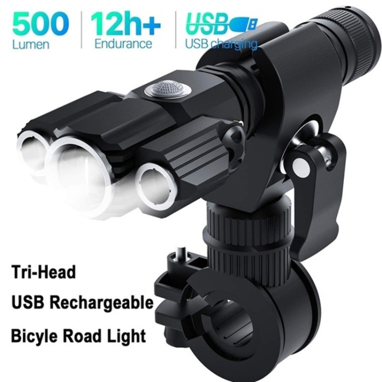 Night Riding Waterproof Strong Light  Flashlight-xinru