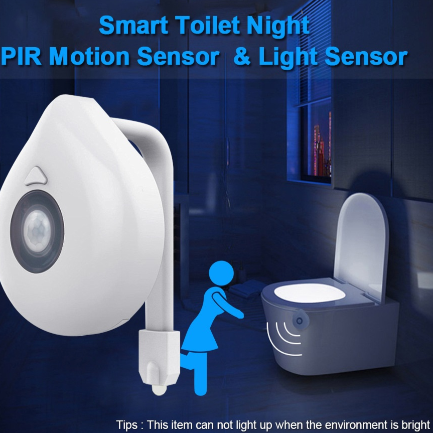 Color Changing Motion Sensor Toilet Night Light-xinru