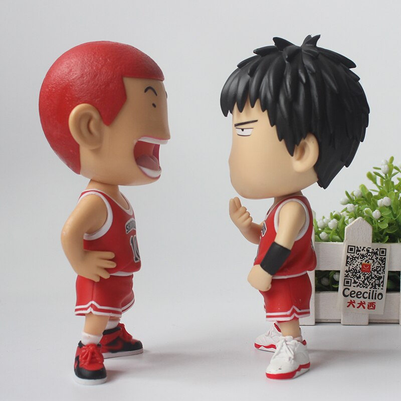 Anime Slam Dunk Sakuragi Flower Road Kaede Rukawa PVC Figure New Bulk-xinru