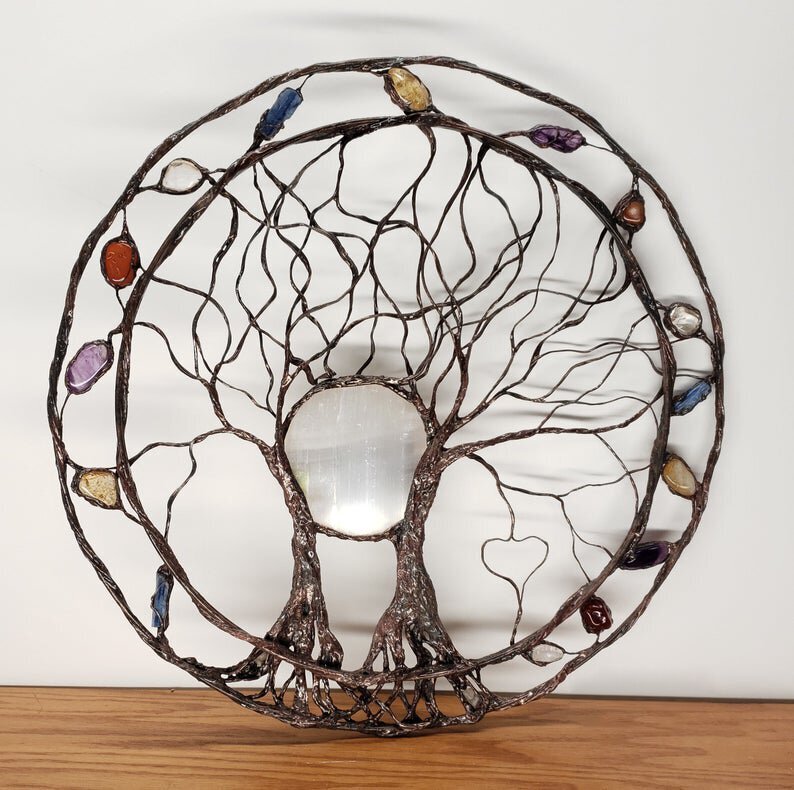 Circle Of Life Metal Tree Wall Art-xinru