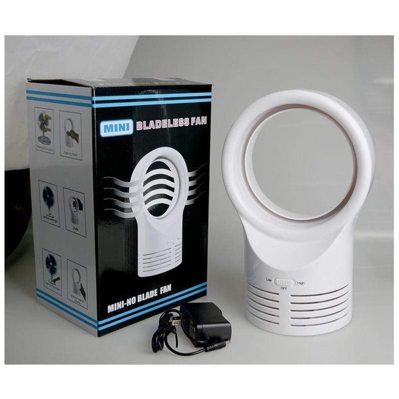 Home Office Electric Mini Portable Adjustable Air Speed Bladeless Fan-xinru