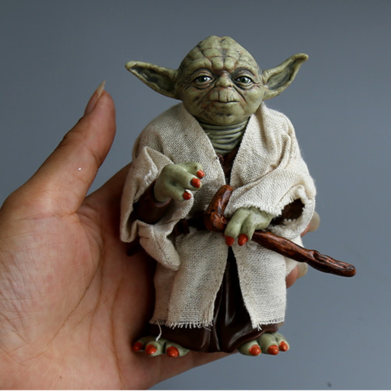 Jedi Master Action Figure Star Wars The Force Awakens Yoda Darth Vader Doll Toys-xinru