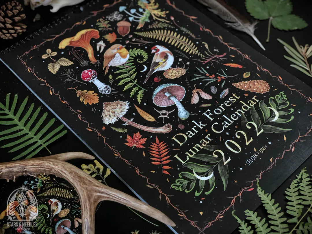 Dark Forest Lunar Calendar 2022-xinru