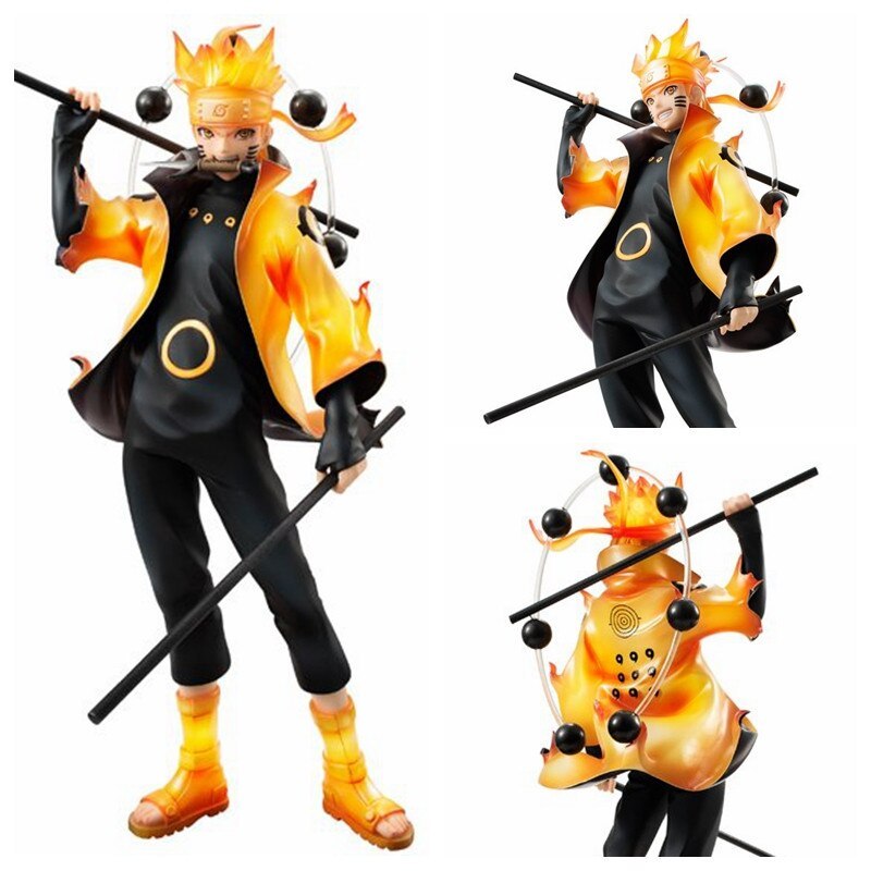 PVC Anime Naruto Uzumaki Six Paths Sage Mode  Figure-xinru