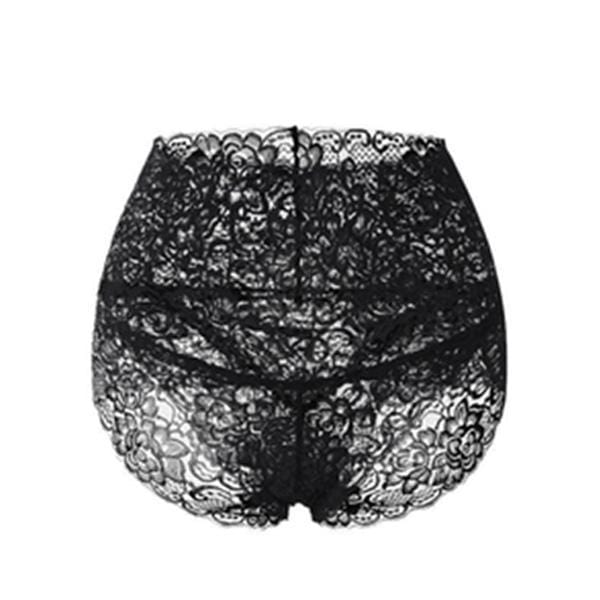 Women Seamless Lace Panties Breathable High Waist Butt Lift Briefs Underwea-xinru