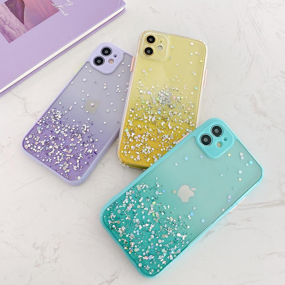 Gradient Glitter Sequins Case-xinru