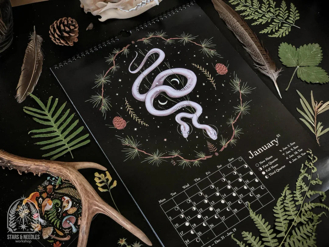 Dark Forest Lunar Calendar 2022-xinru