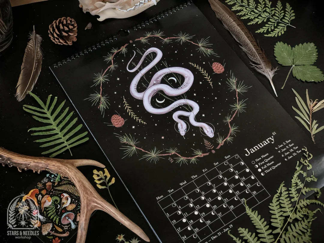 Dark Forest Lunar Calendar 2022-xinru