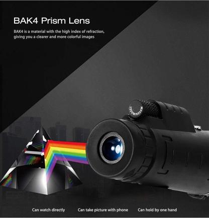 40x Zoom Smartphone Cell Phone Adjustable Focus Monocular-xinru