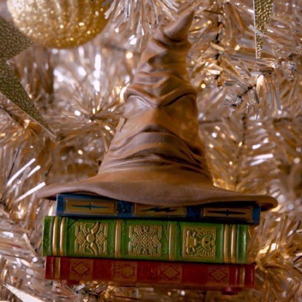 Harry Potter Sorting Hat Ornament With Sound and Motion -  Christmas Ornament 2021-xinru shop