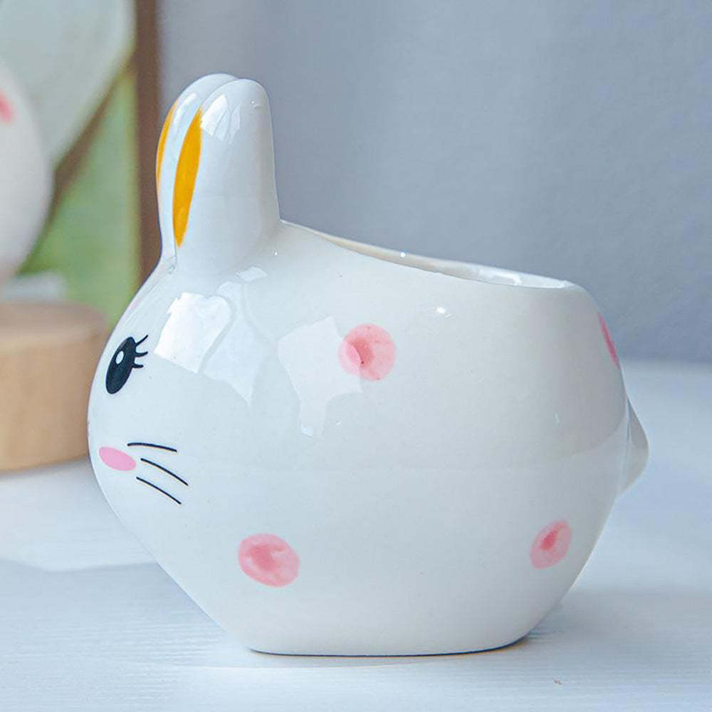 Rabbit Succulent Pots Cute Decorative Planter For Home Office-xinru