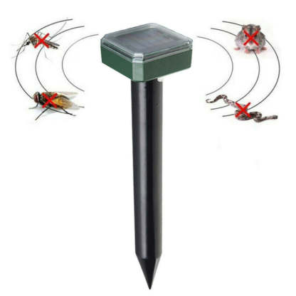 Mole Repellent Solar Ultrasonic Pest Expeller Circular Mouse Repellent Kit-xinru