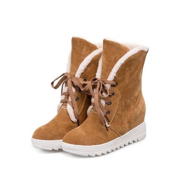 Women's Mid Calf Ankle Snow Boots-xinru shop
