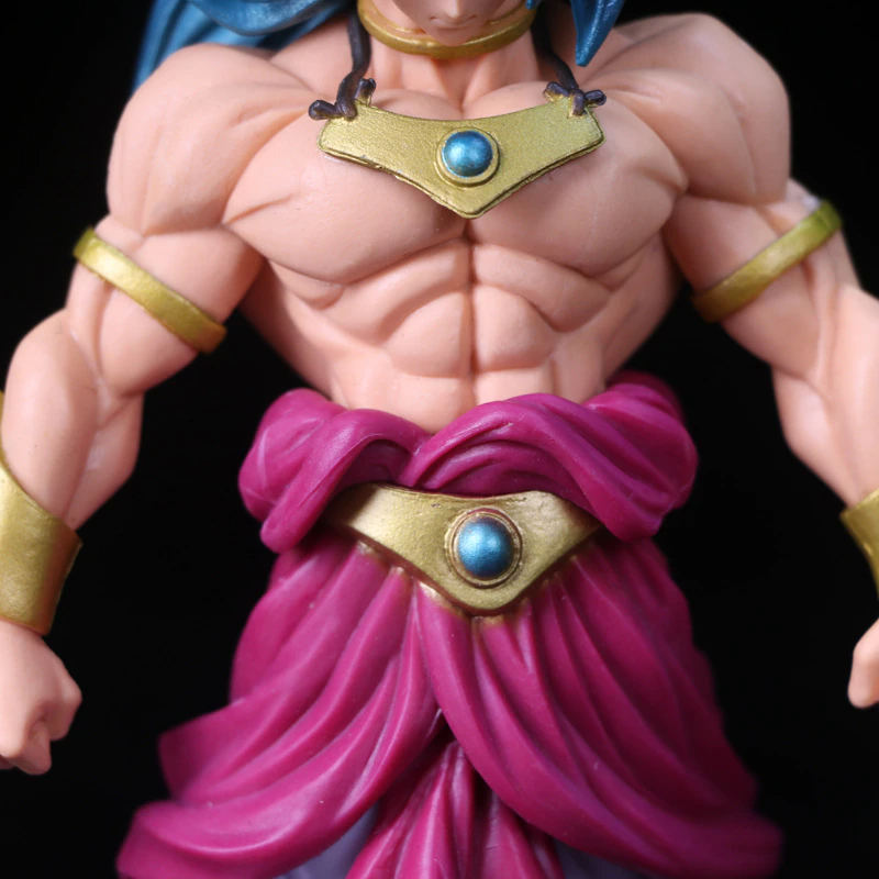Dragon Ball Z Broly Pvc Figurine Super Saiyan Blue Broli Collection Model Figure 20cm-xinru