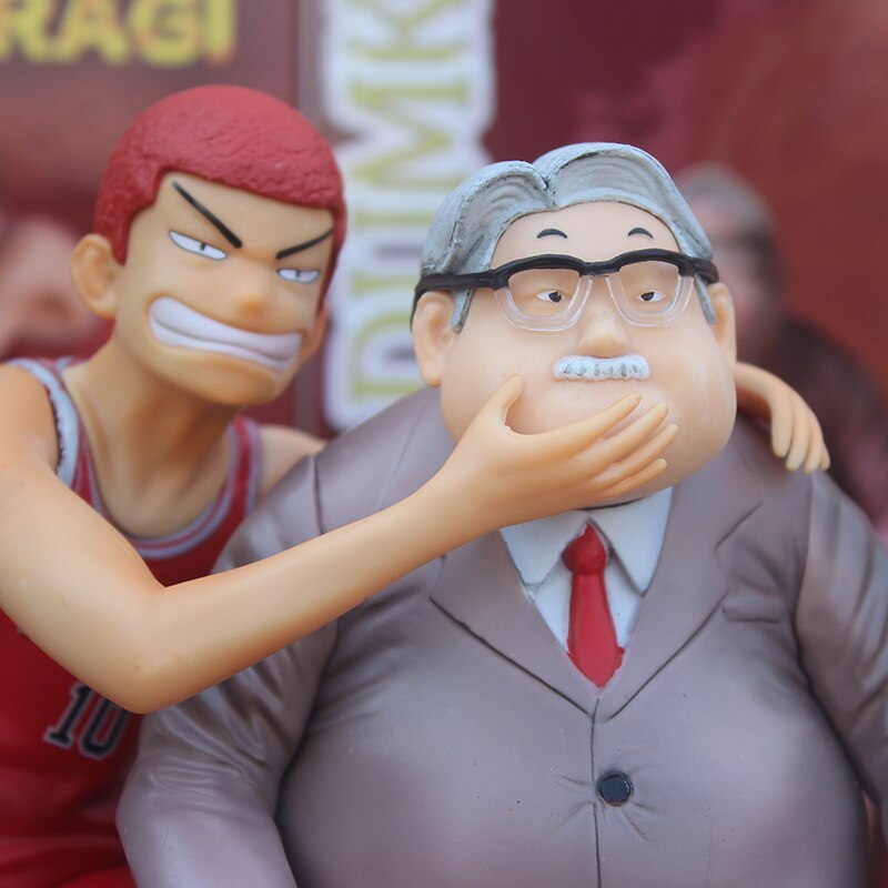 Slam Dunk GK Model Shohoku Coach Anzai And Hanamichi Sakuragi pvc Action Figure-xinru